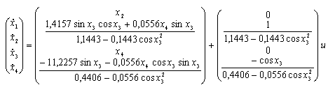 State-space description of the system