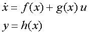 State-space description of a nonlinear system